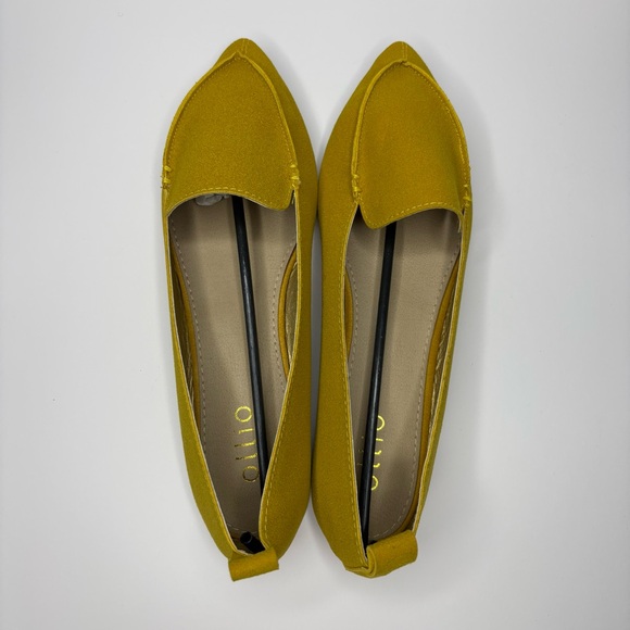 Ollio Mustard Suede Loafers - Picture 9 of 13